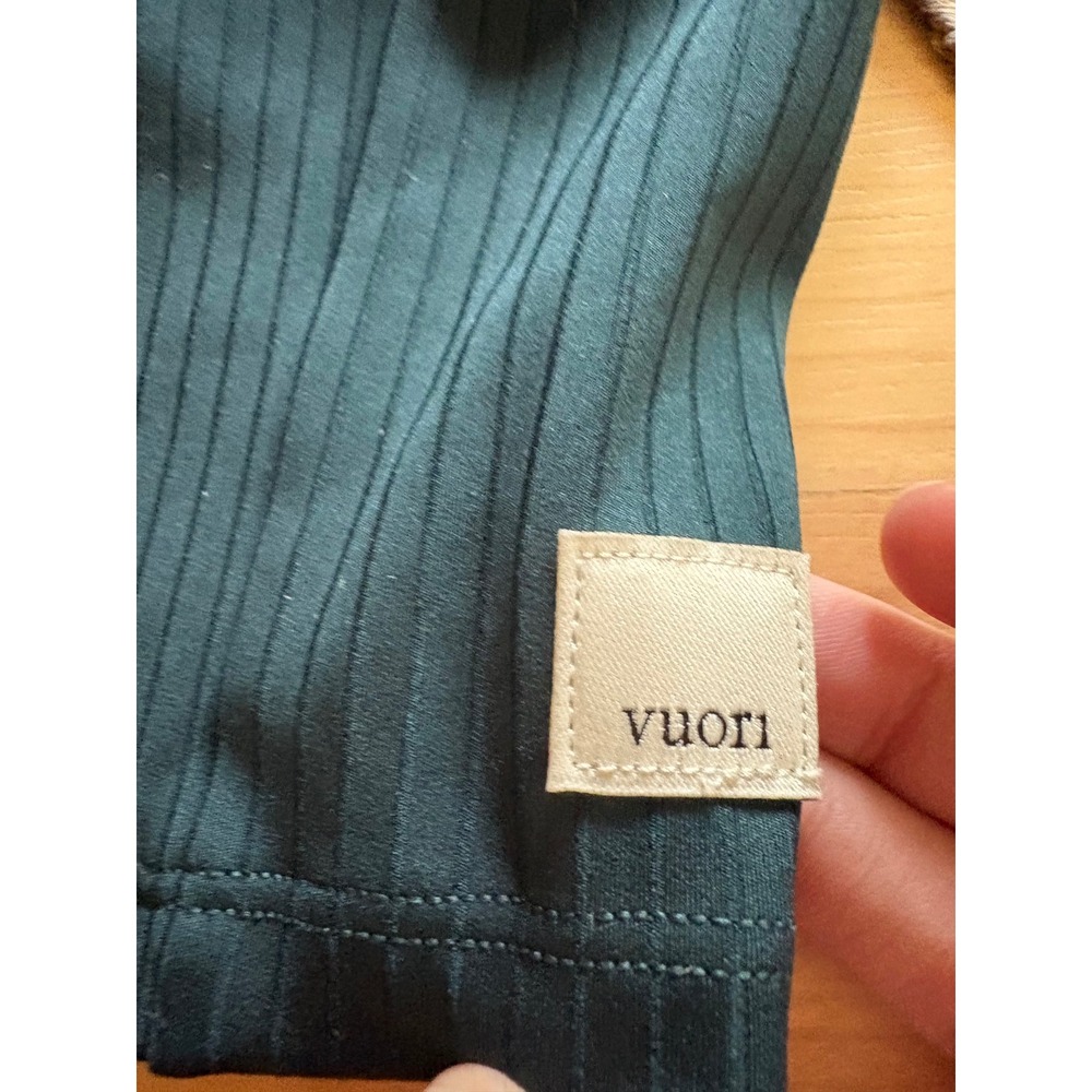 VUORI Inversion Rib Support Tank In Moss Green Size Small - Picture 4 of 8
